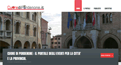 Desktop Screenshot of cuoredipordenone.it
